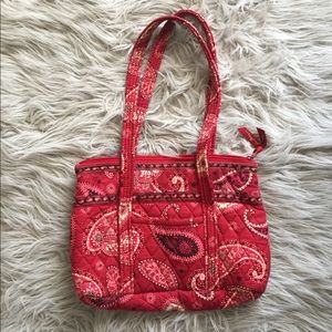 Vera Bradley red paisley small bag